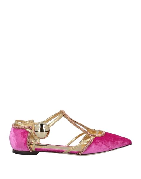 dolce gabbana ballerina punta donna estiva|farfetch dolce gabbana flats.